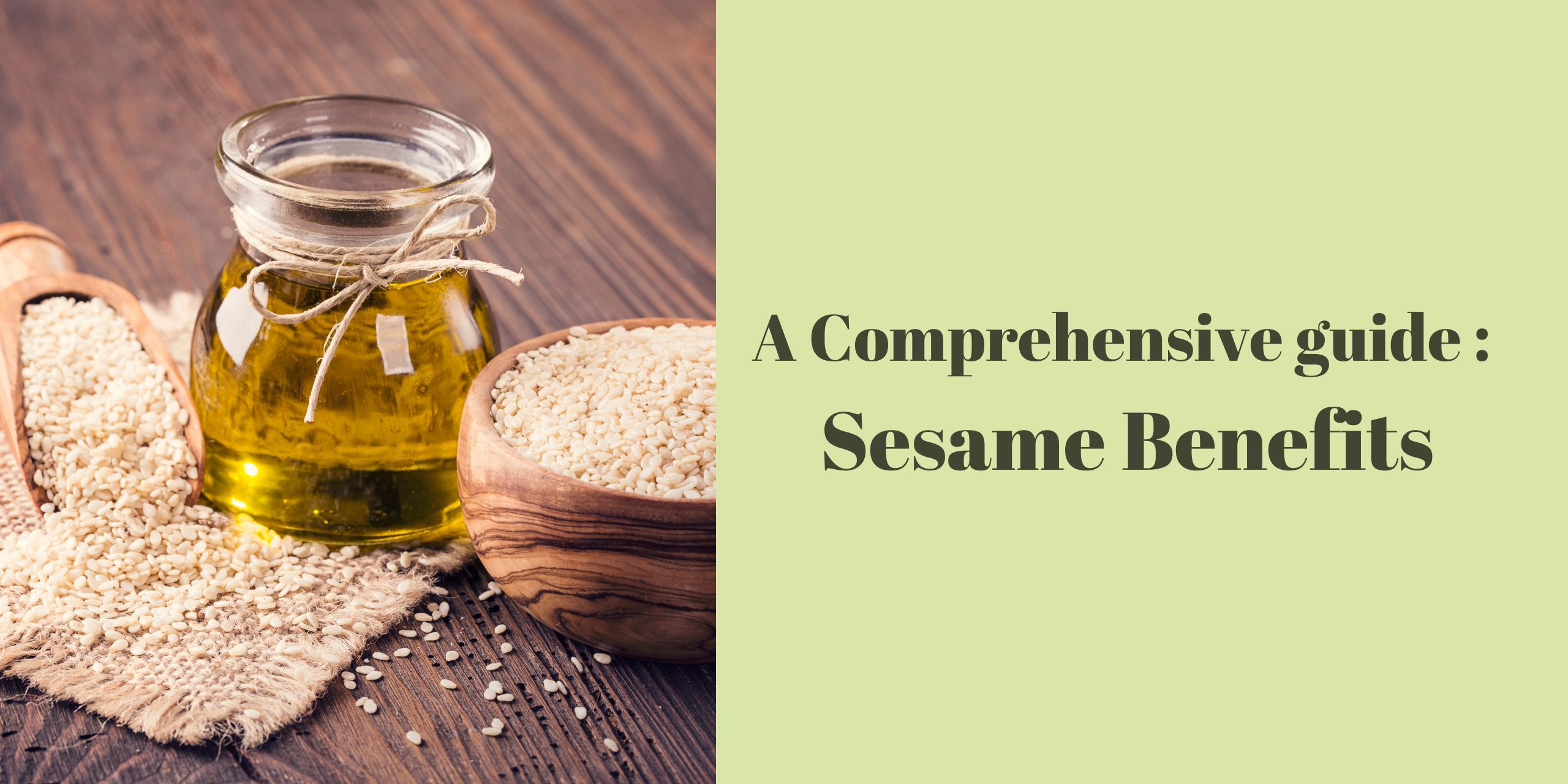 Sesame Benefits For Hair Growth BOTANIQUÉ